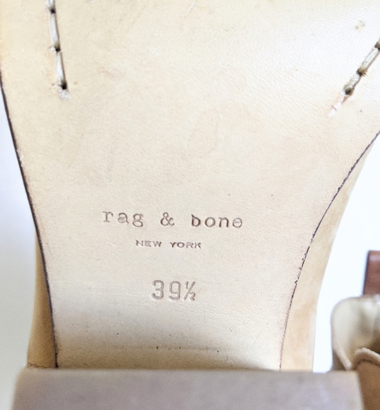 Rag & Bone Leather Strap Dalton Ankle Boots - Picture 12 of 15